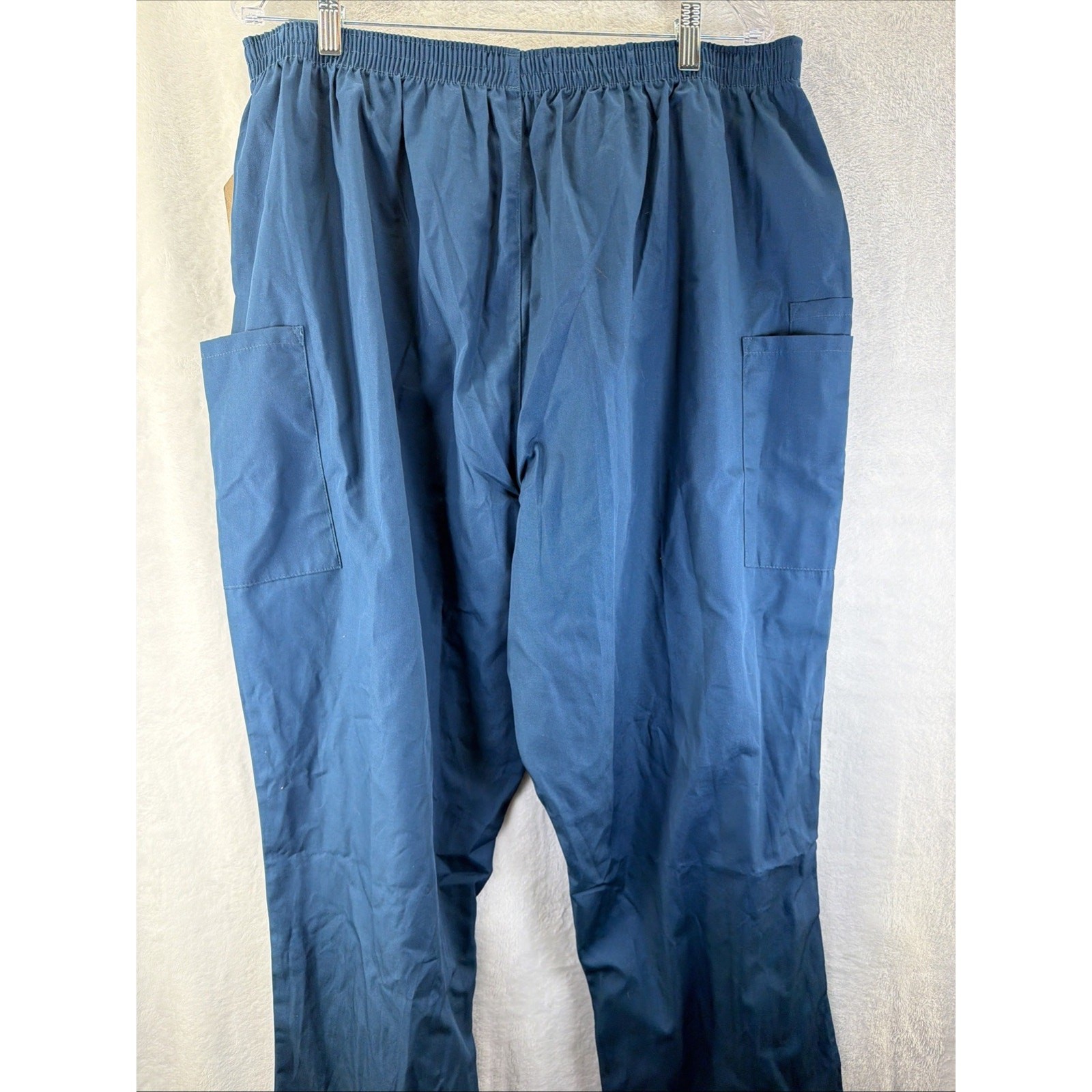 Cherokee Scrub SET XXL Medical HCA Florida Heathcare NWT Blue Top Pants 2xl