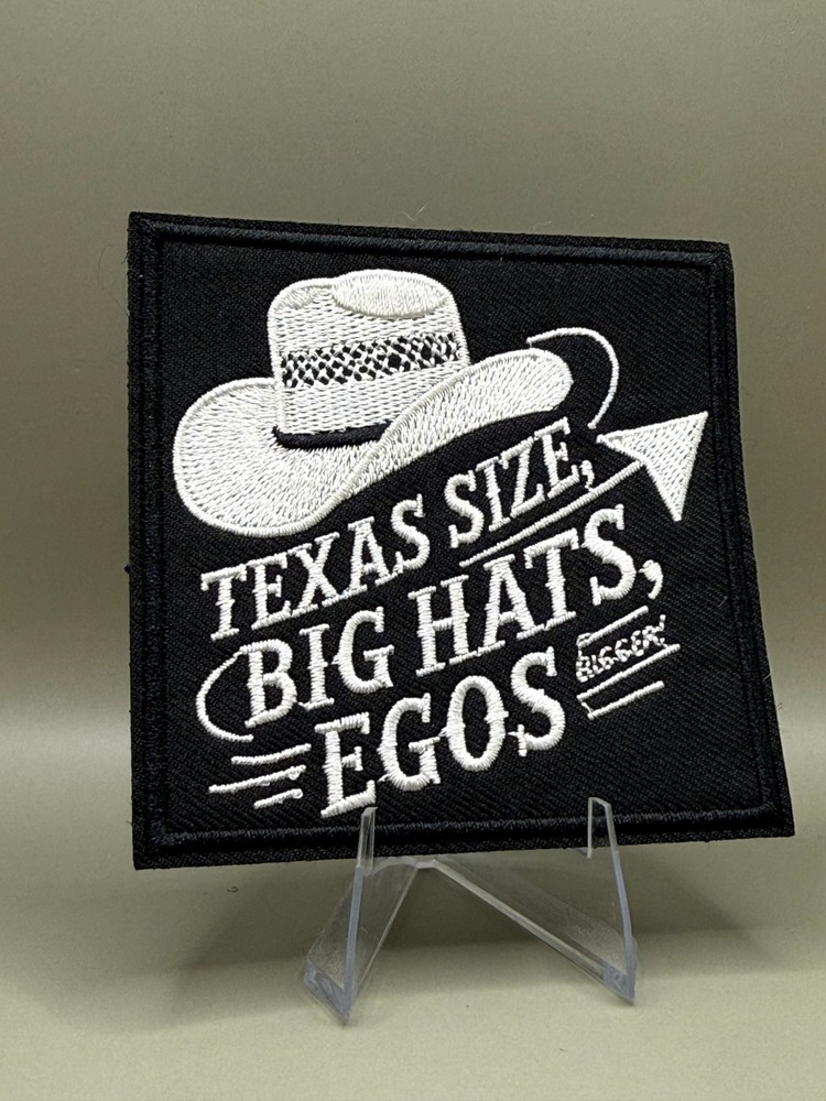 Tactical Morale Patch, Hook & Loop, Everything's Bigger in Texas Gift travel