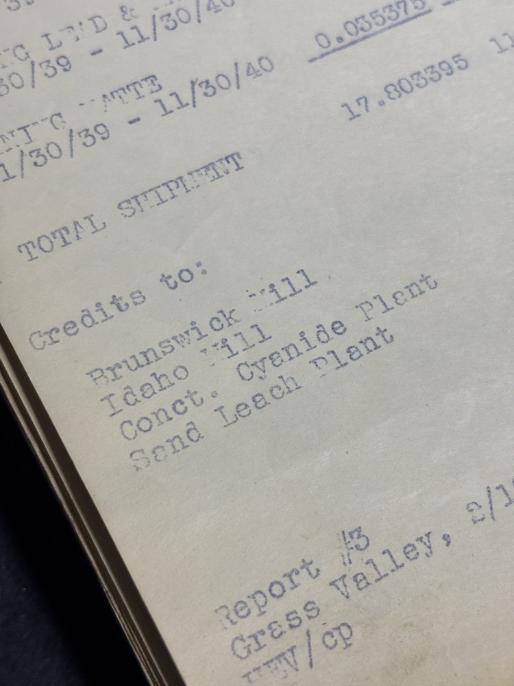 1920s 1940s Mining Papers Powder Box