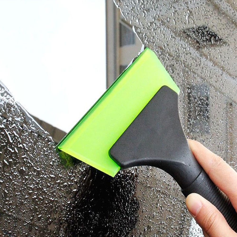 Small Squeegee with 5 Inch Green Rubber Window Tint Squeegee, Mini