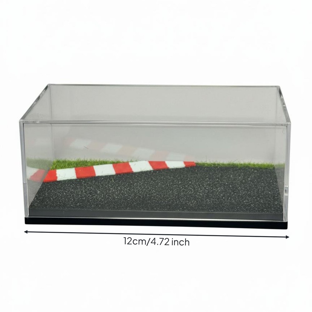 1:64 Scale Model Car Display Case Dustproof Display Scene Display Box