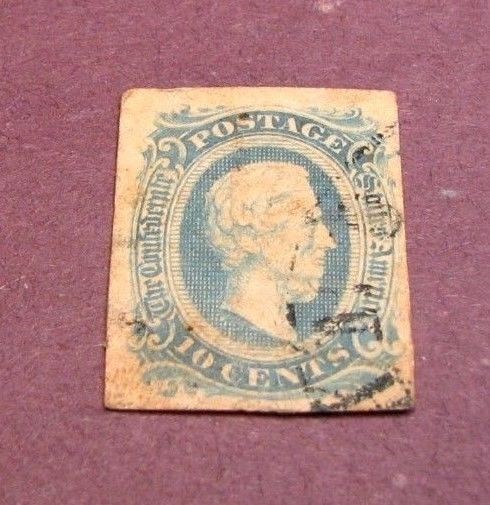 US Stamp CSA Scott# 11a  Davis 1863-64  C235