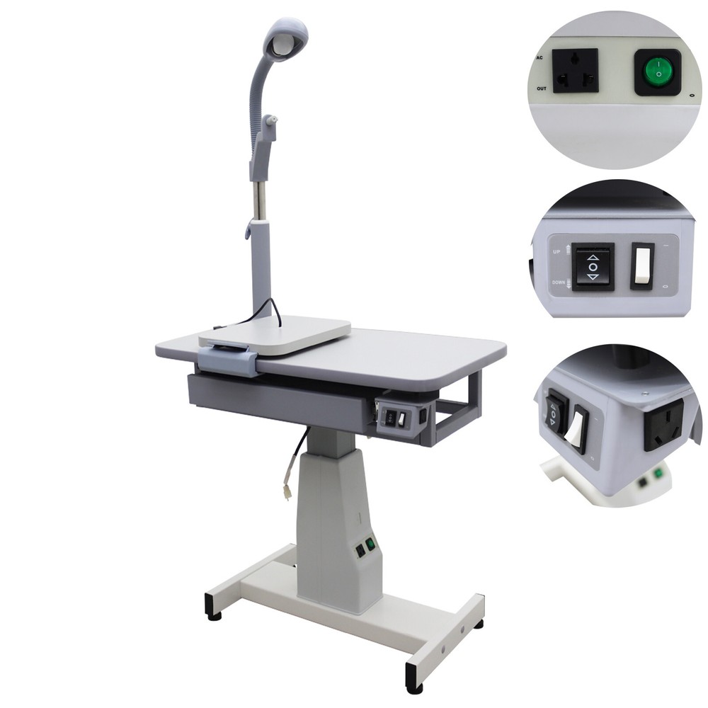 Full Automatic Optometry Ophthalmic Eyeglass Test Stand Combined Table 110V