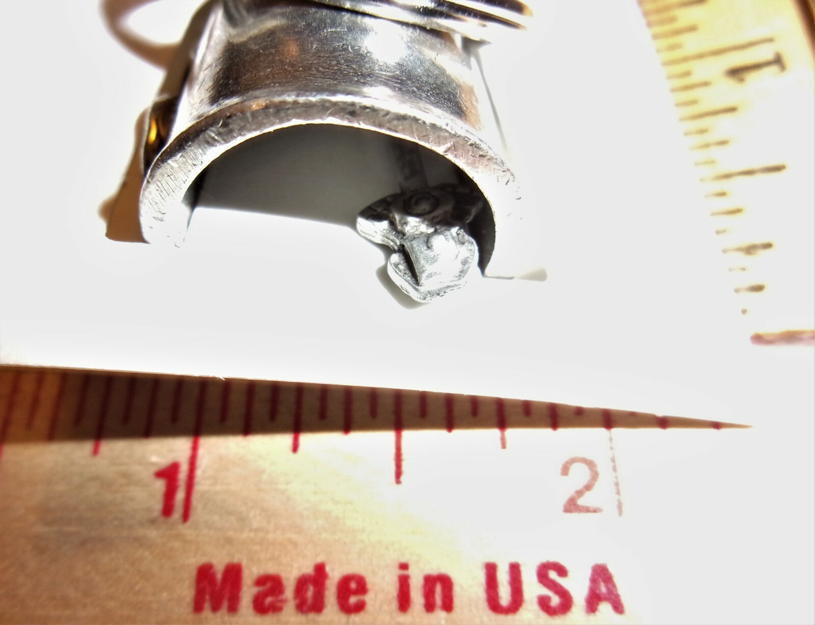 "Cross" Gremlin Bell good luck motorcycle riding charm lucky biker ride guardian