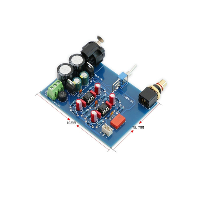 Balanced unbalanced input to balanced output board (mono)