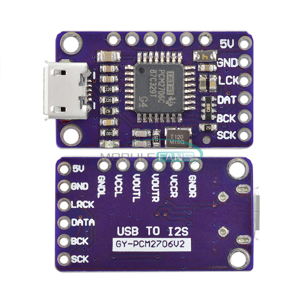 USB TO I2S IIS PCM2706 Gesture Recognition Sensor Connector Board Module