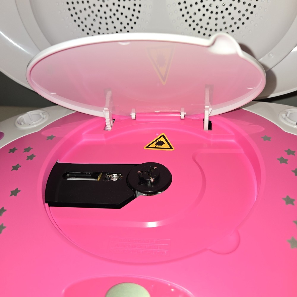 Hello Kitty KT2003B Karaoke System CD Player with 1 Microphone - Tested Working