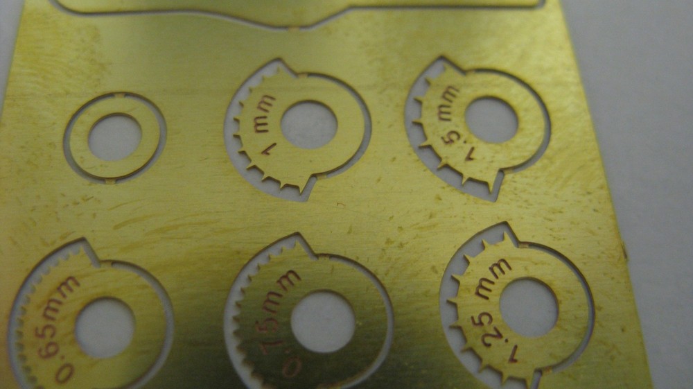 Angled Movable Riveting Tool for scale model panel lines Set