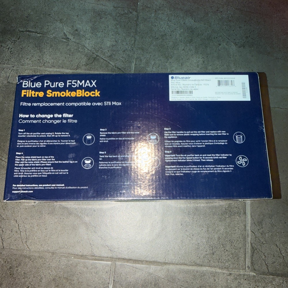 F5max Smokeblock Replacement Filter