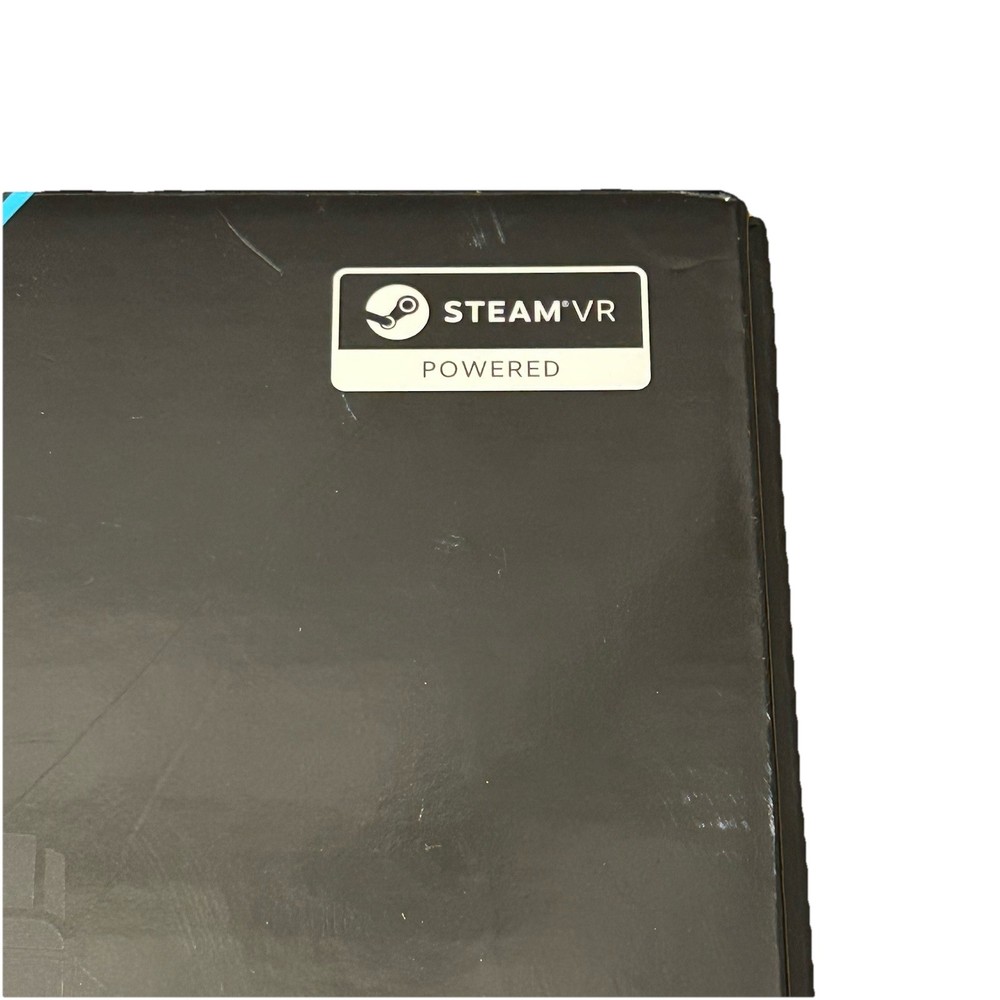 HTC Vive VR Headset System PC-Based Steam Powered W/Deluxe Audio Strap & Stands