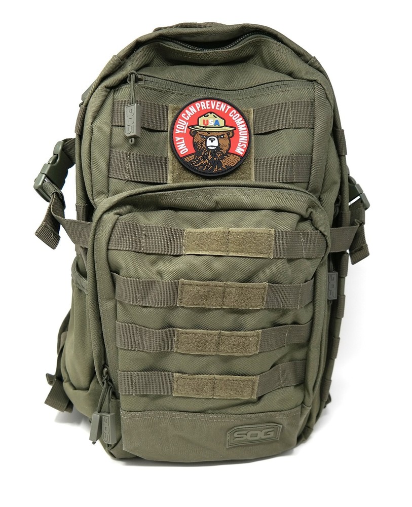 Only You Can Prevent Communism Bear Parody PVC Hook and Loop Patch