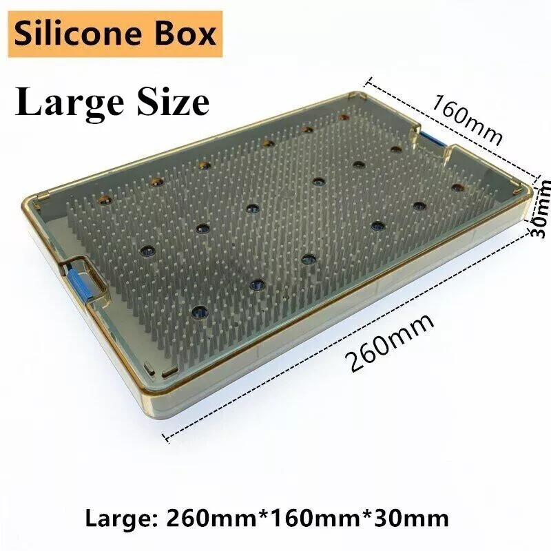 Autoclavable Instruments Storage Box Instruments Sterilization Tray Large