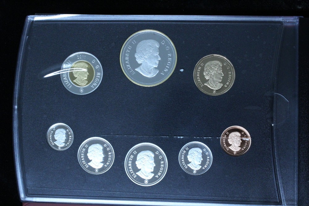 2011 CANADA PRESTIGE DOUBLE DOLLAR SILVER PROOF SET - PARKS