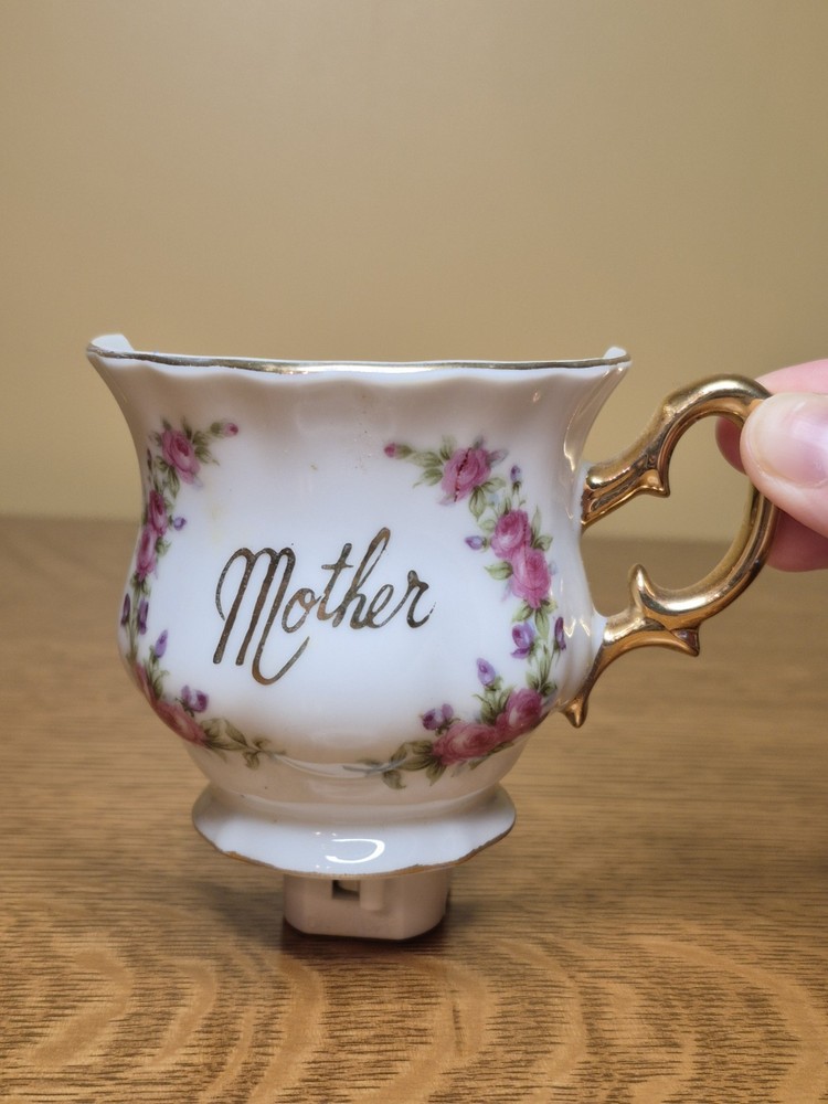 Teacup "Mother" Nightlight Plug In