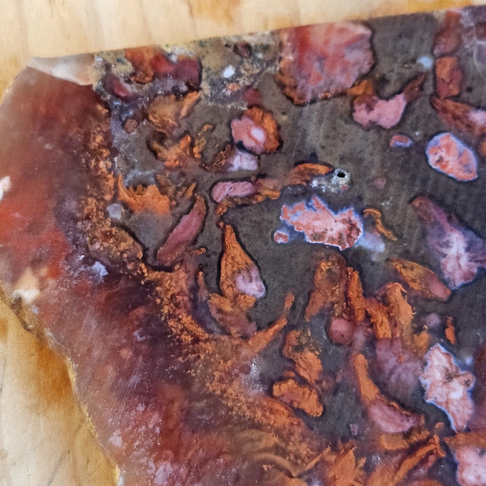 Agate End Cut Lapidary Slab 58 Grams