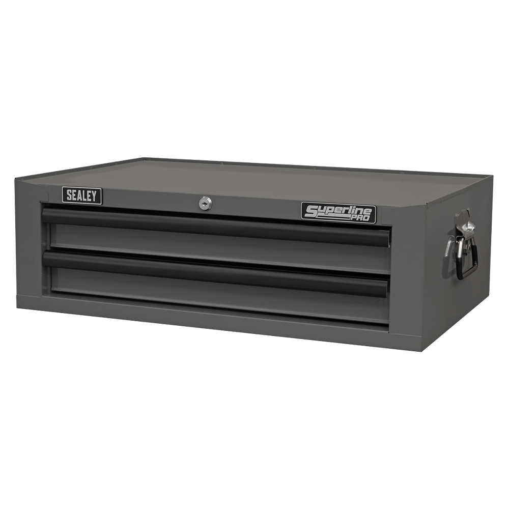 Sealey Superline Pro 2 Drawer Mid Tool Chest Grey