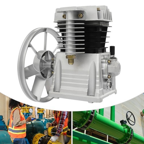 Air Compressor Pump Head Single Stage Twin Cylinder Air Compressor Pump Head