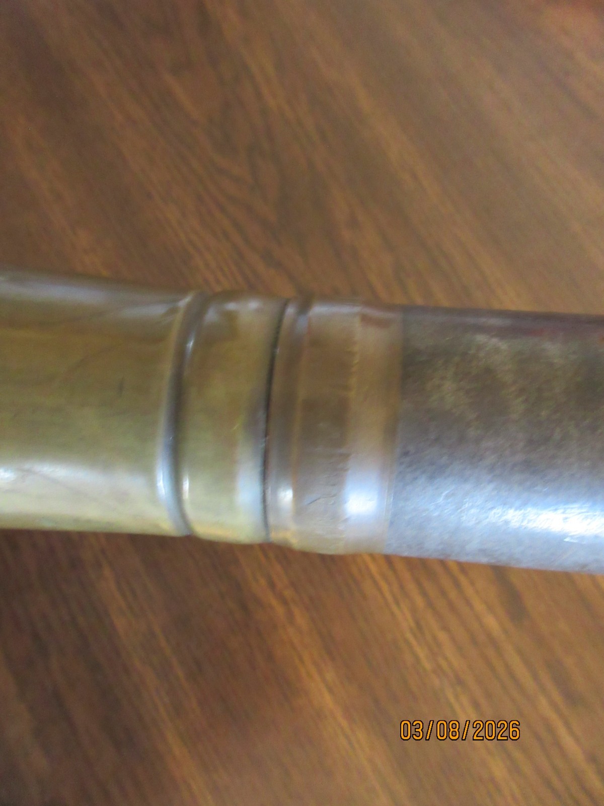 WORLD WAR II 40MM MK-1 BRASS SHELL CASING, 17 1/2", 1942