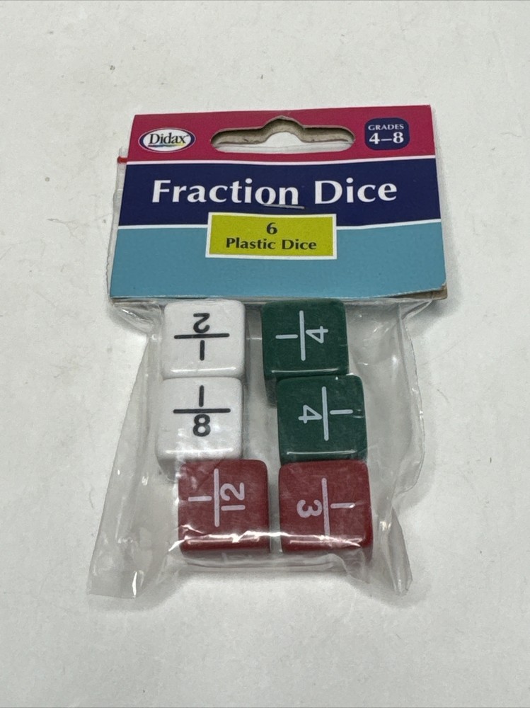 Didax Fraction Dice