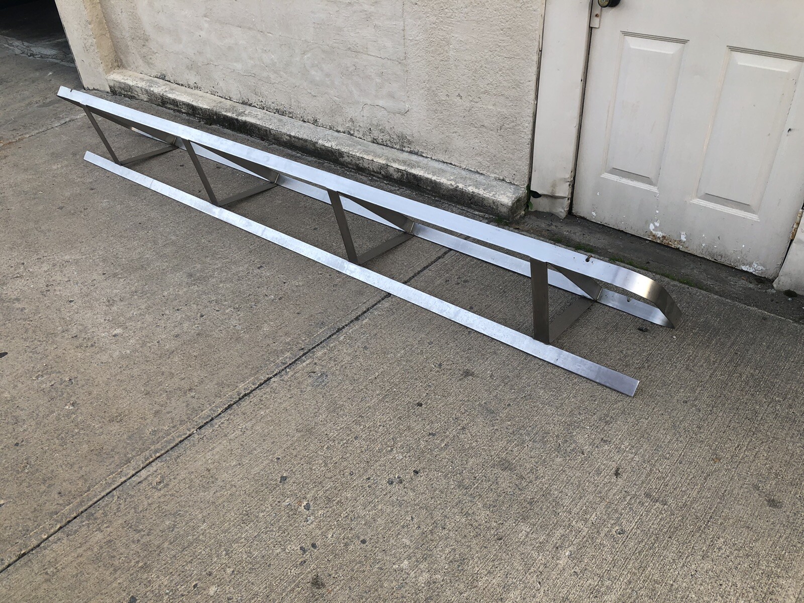 Stainless Steel Hanging Pot Rack Commercial Kitchen 120" Ten Feet Long