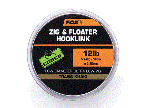 Fox Edges Zig & Floater Line - Trans Khaki