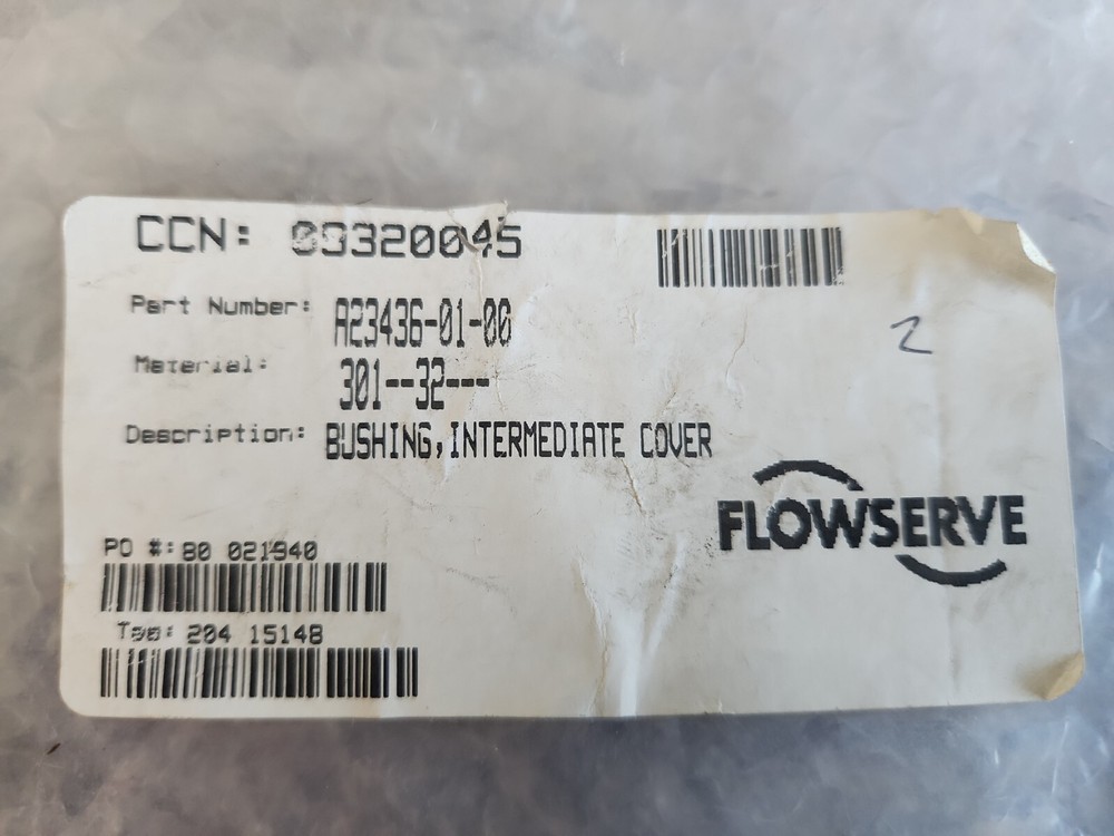 🆕️ Flowserve A23436-01-00 Intermediate Bushing Cover ⚡️🇺🇸 SHIP+WARRANTY