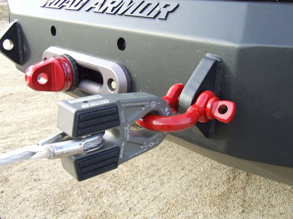 Factor 55 Gray FlatLink E Expert Closed Shackle Mount 16K LBS Load 00080-06