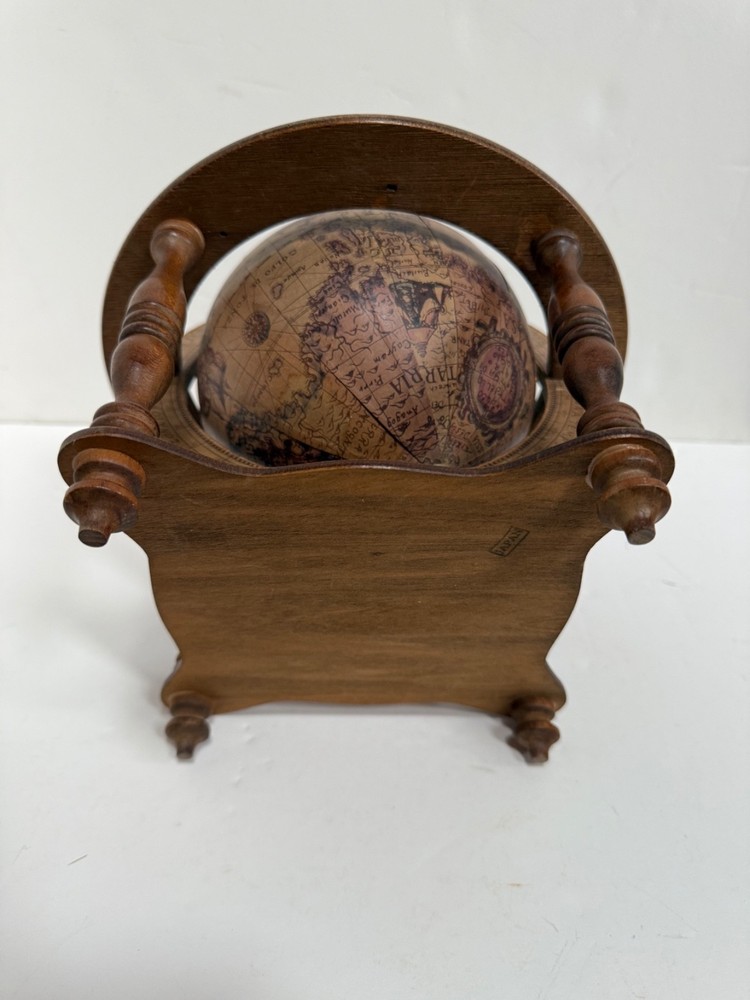 vintage old world tabletop globe