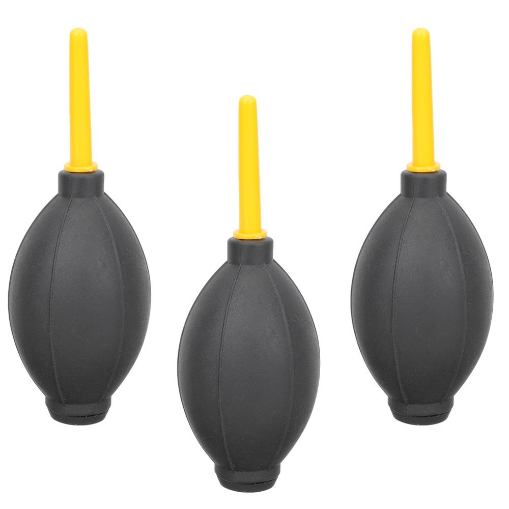 3 Pcs Blower Duster Handheld Accessories Camera Bulb