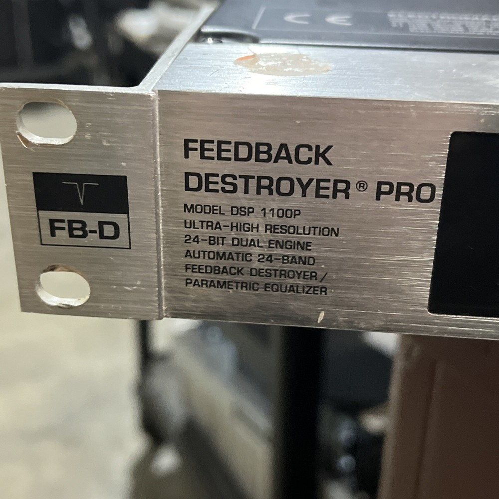 BEHRINGER DSP 1100P FEEDBACK DESTROYER PRO RACK UNIT