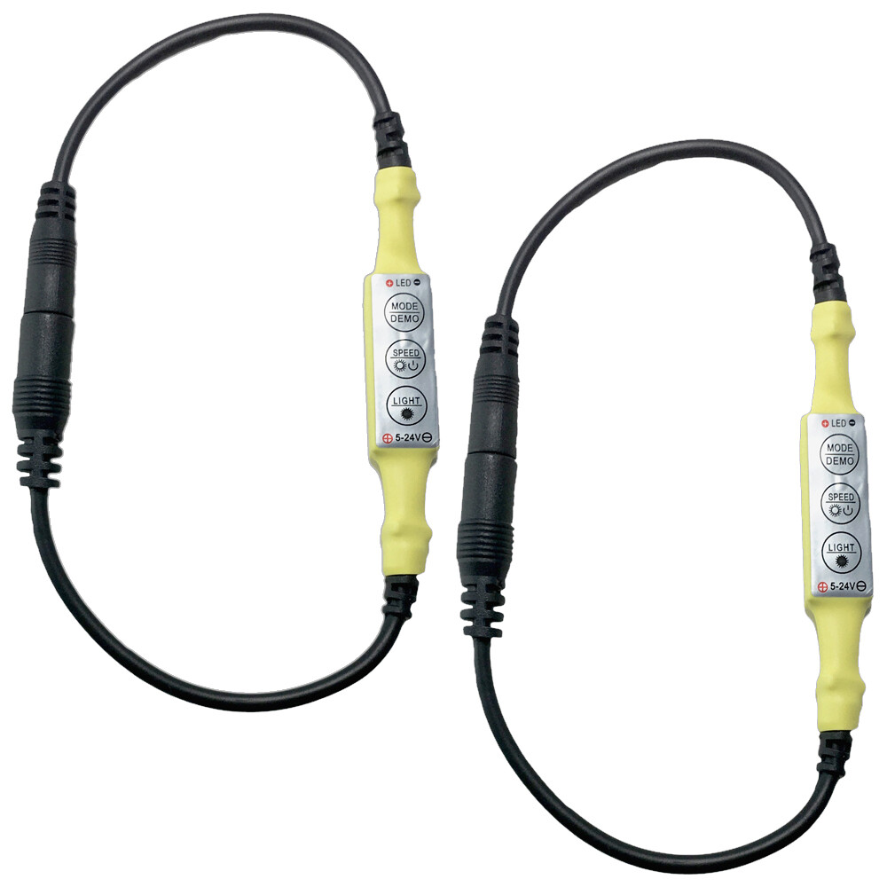 2 Fast Flicker Fire LED 12V Lighting Controls for Simulated Fire Effect  FFC-2PK