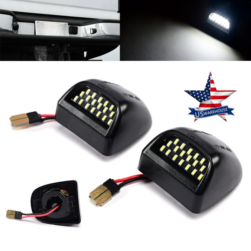 LED License Plate Lights for GMC Yukon Sierra 1500 2500 for Chevy Silverado #UP
