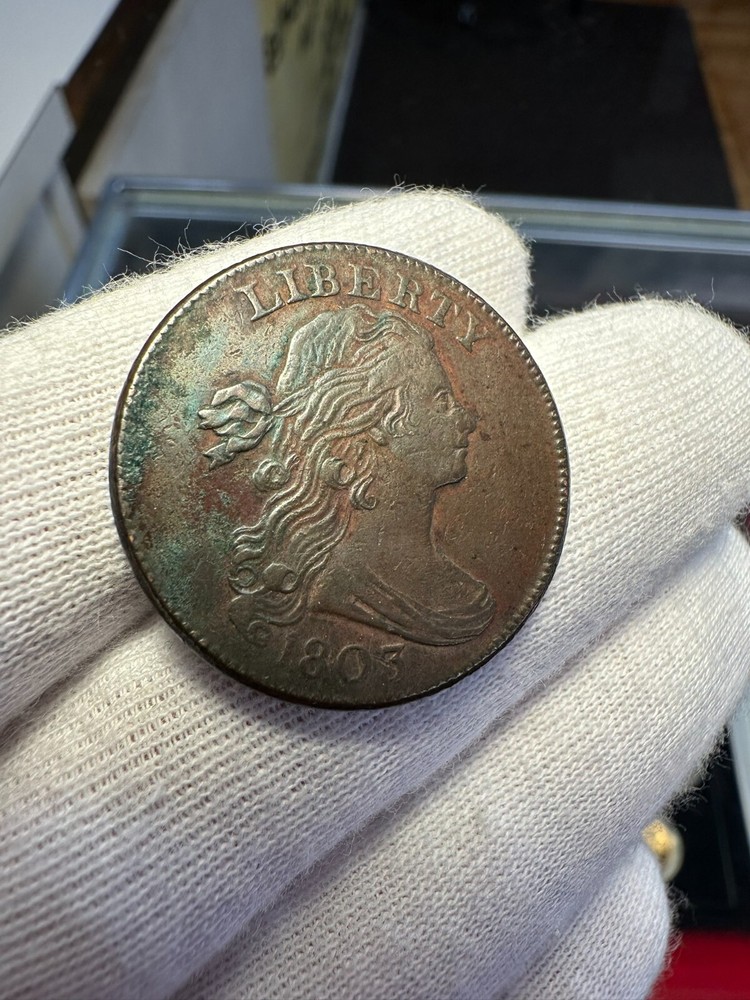 1803 Draped Bust Large Cent XF