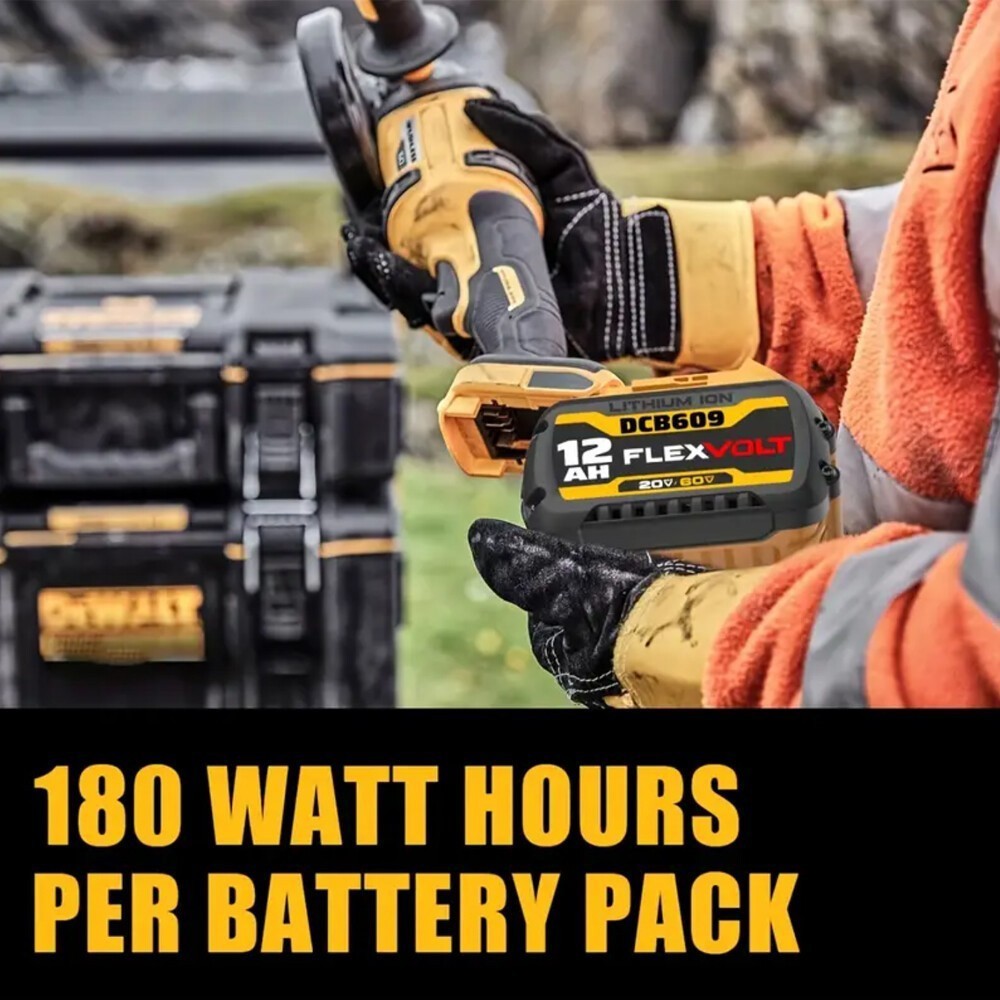 2Pack 12.0AH For DEWALT DCB612 20V/60V MAX FLEXVOLT Lithium-Ion Battery DCB609-2