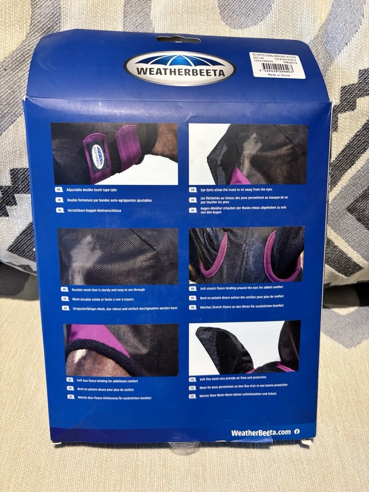 ComFITec Durable Mesh Fly Mask w/ Ears Weatherbeeta