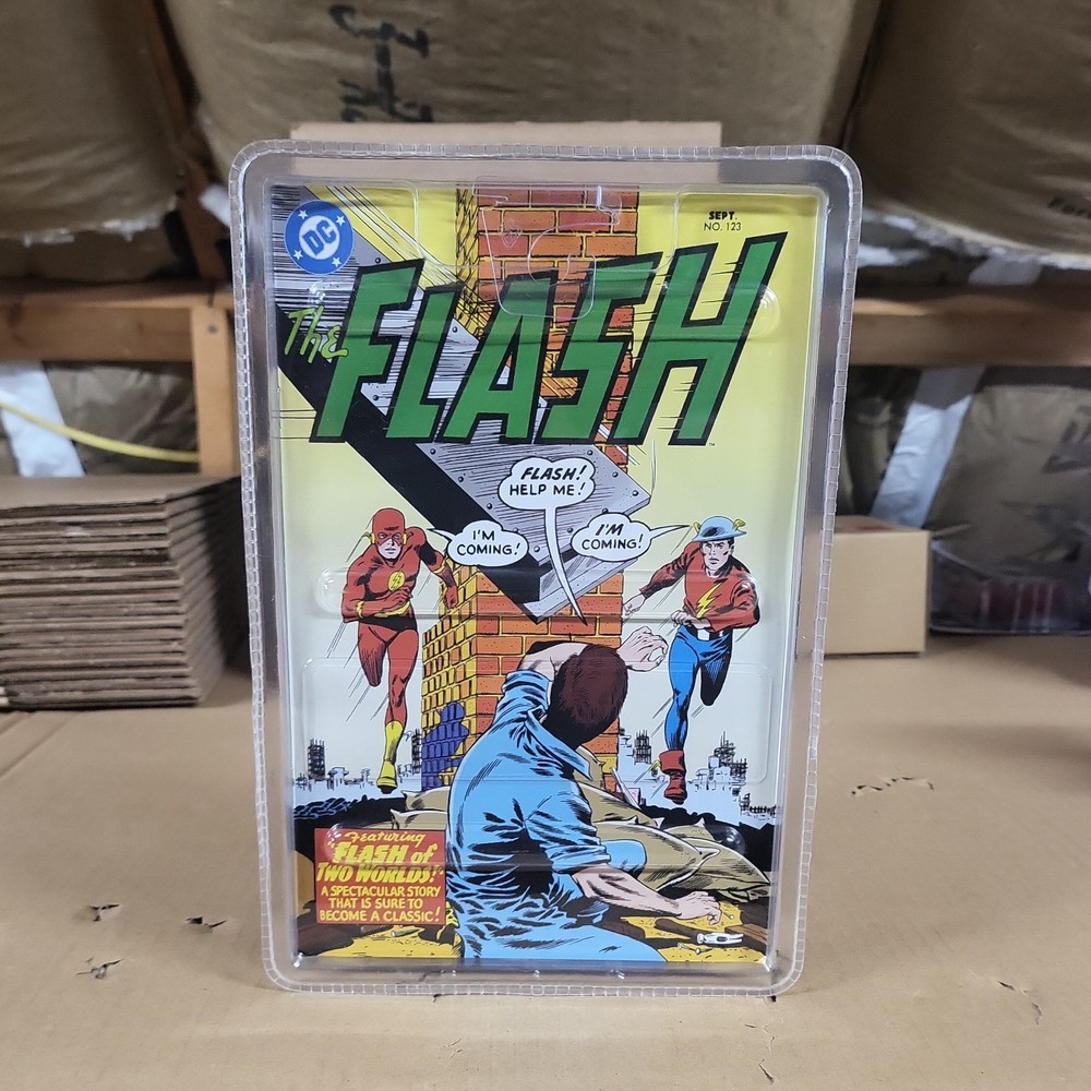 DC Direct DC Comics The Flash Page Punchers Figure Plastic Boxed Comic Book