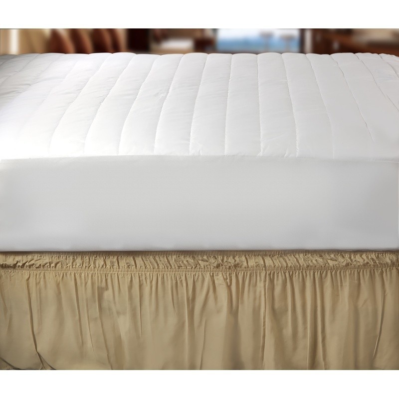 Polyester Antibacterial Mattress Pad Full Size 54" x 78" Machine Washable