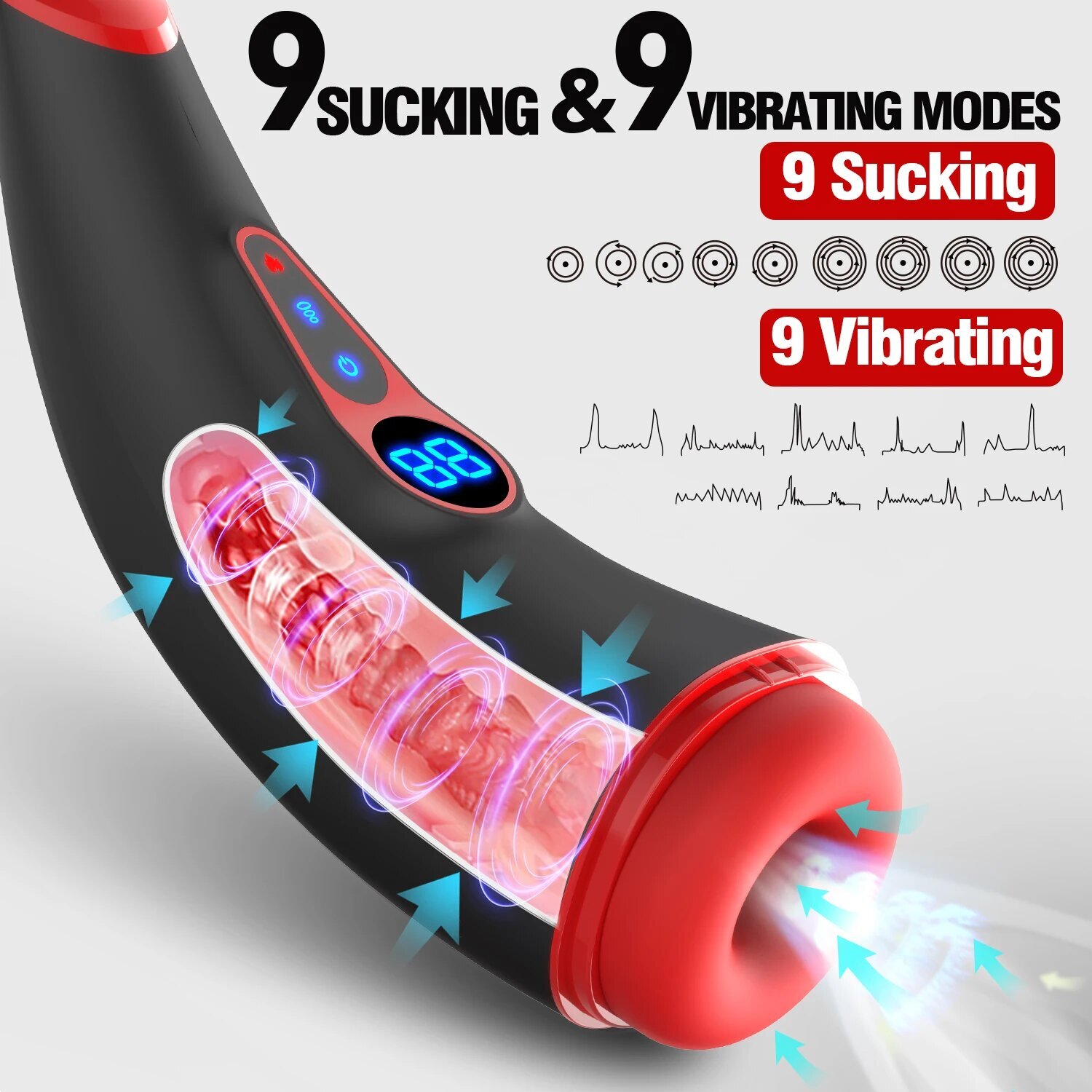 Automatic Handsfree Male Masturbaters Cup Stroker Pocket Pussy for Men Sex Toys