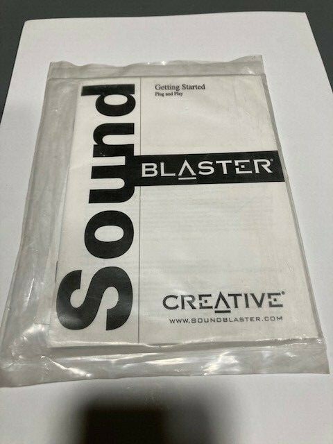 Creative Sound Blaster PCI 16 Software with Manual NEW