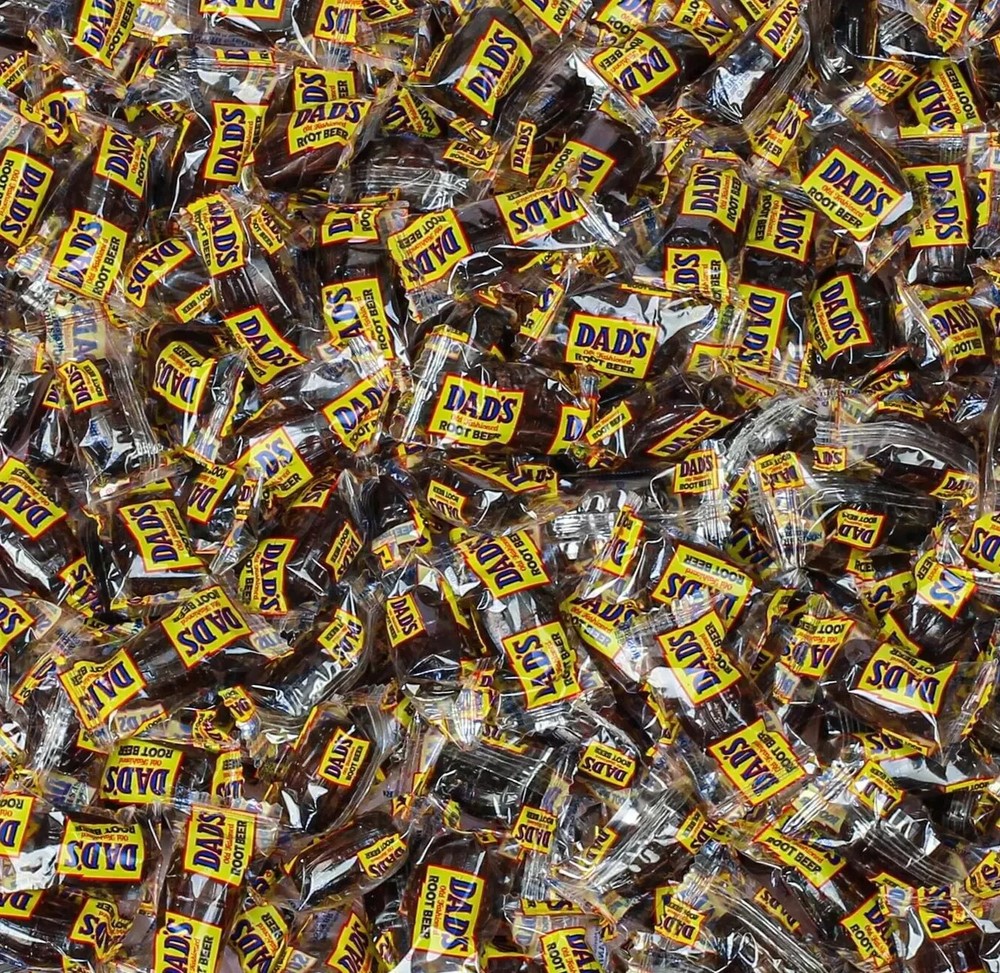 DAD'S Root Beer Barrels Individually Wrapped Old Fashioned Hard Candy (2 Pounds)