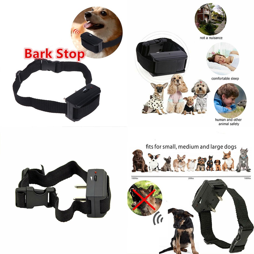 US Automatic Anti Bark Barking All Size Dog Shock Control Device Training Collar