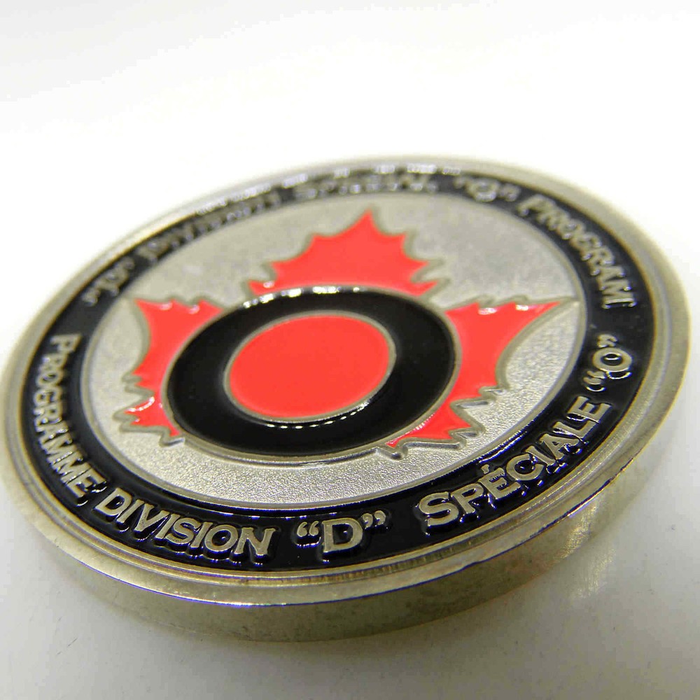 SPECIALE D DIVISION SPECIAL O PROGRAM CHALLENGE COIN