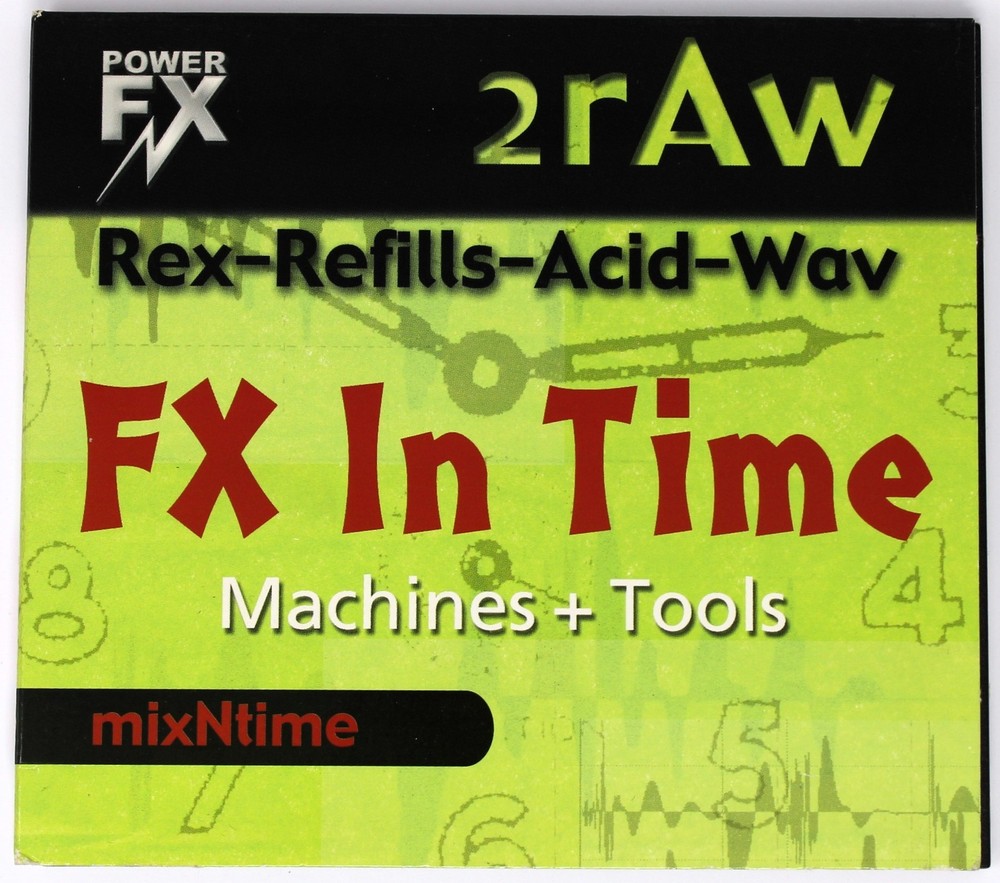 Power FX FX In Time Machines + Tools Sample/Sound Library/Sampling CD