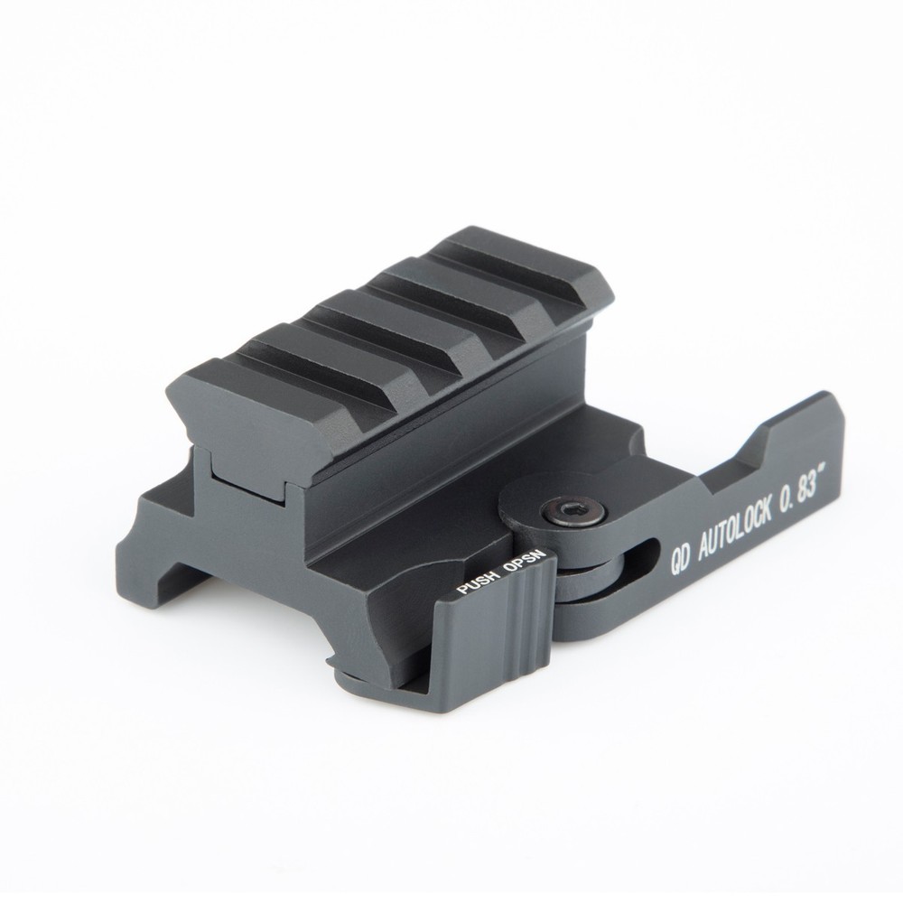 0.83" QD Quick Release Riser Mount Red Dot Scope Riser Mount 20mm Picatinny Rail