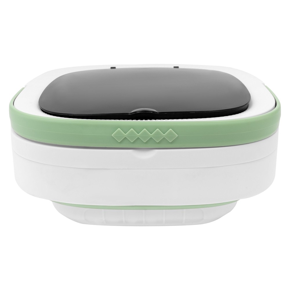 12L Portable Washing Machine, Mini Foldable Washing Machine 110V 36W Green
