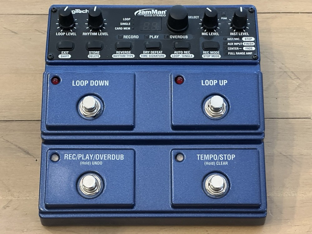 Digitech Jam Man Stereo Looper Phrase Sampler Delay Pedal - GREAT CONDITION
