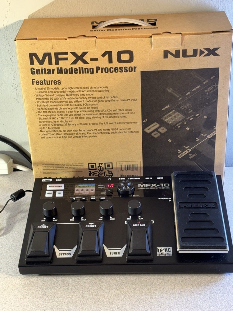 NUX MFX-10 Multi-Effects Processor Effects Pedal