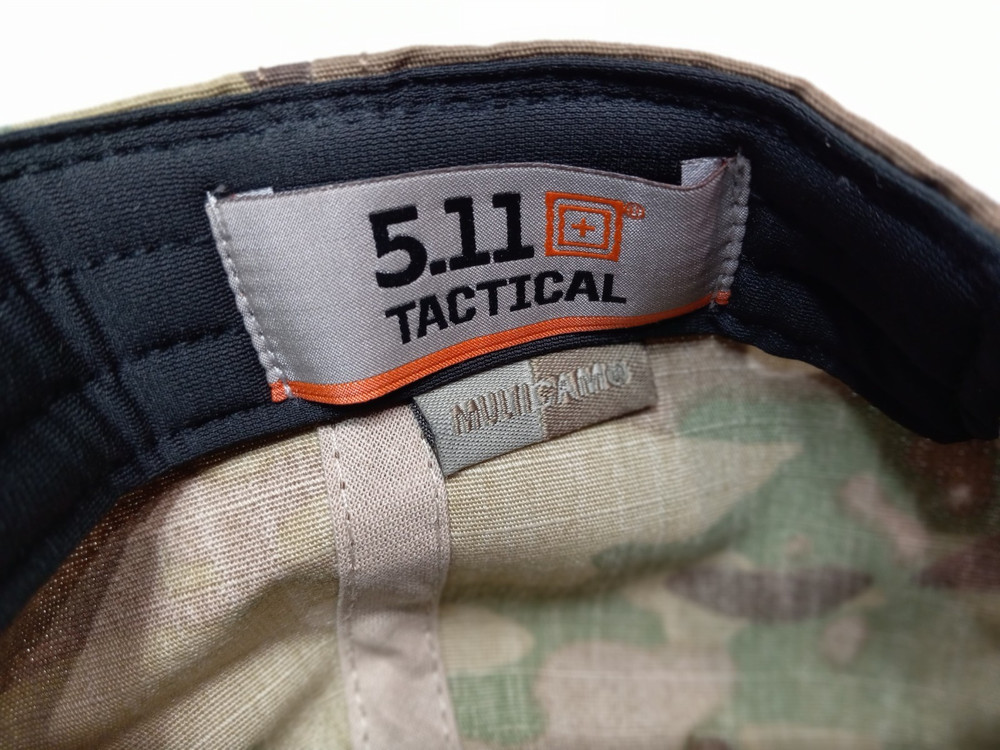5.11 Flag Bearer Tactical Strapback Hook and Loop Patch Cap Hat Multicamo