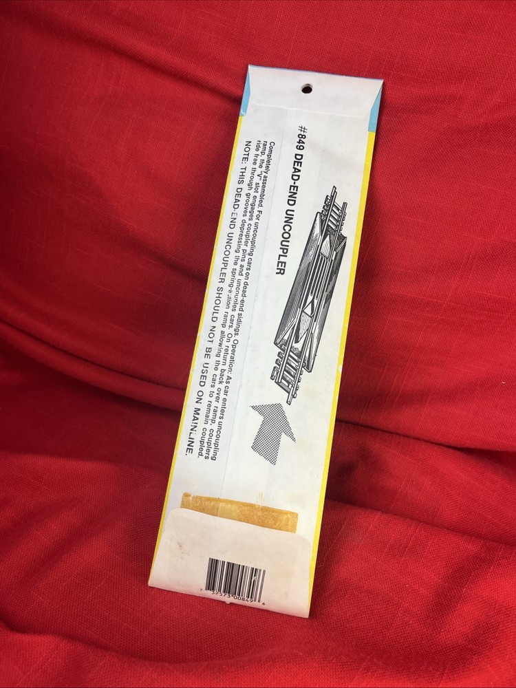 ATLAS DEAD-END UNCOUPLER, NICKEL SILVER Code 100 Ho Scale Snap Track # 849