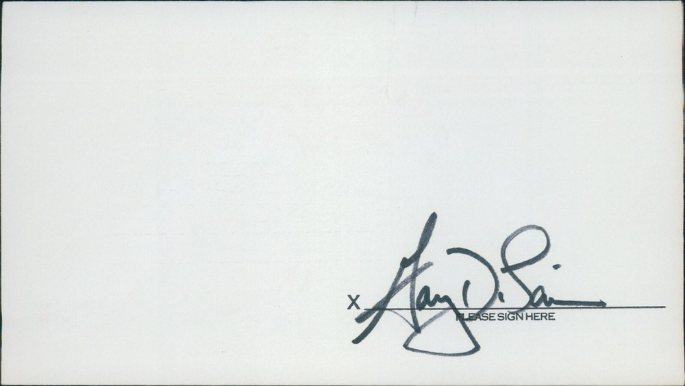 Gary DiSarcina Anaheim Angels Signed Envelope JSA Authenticated